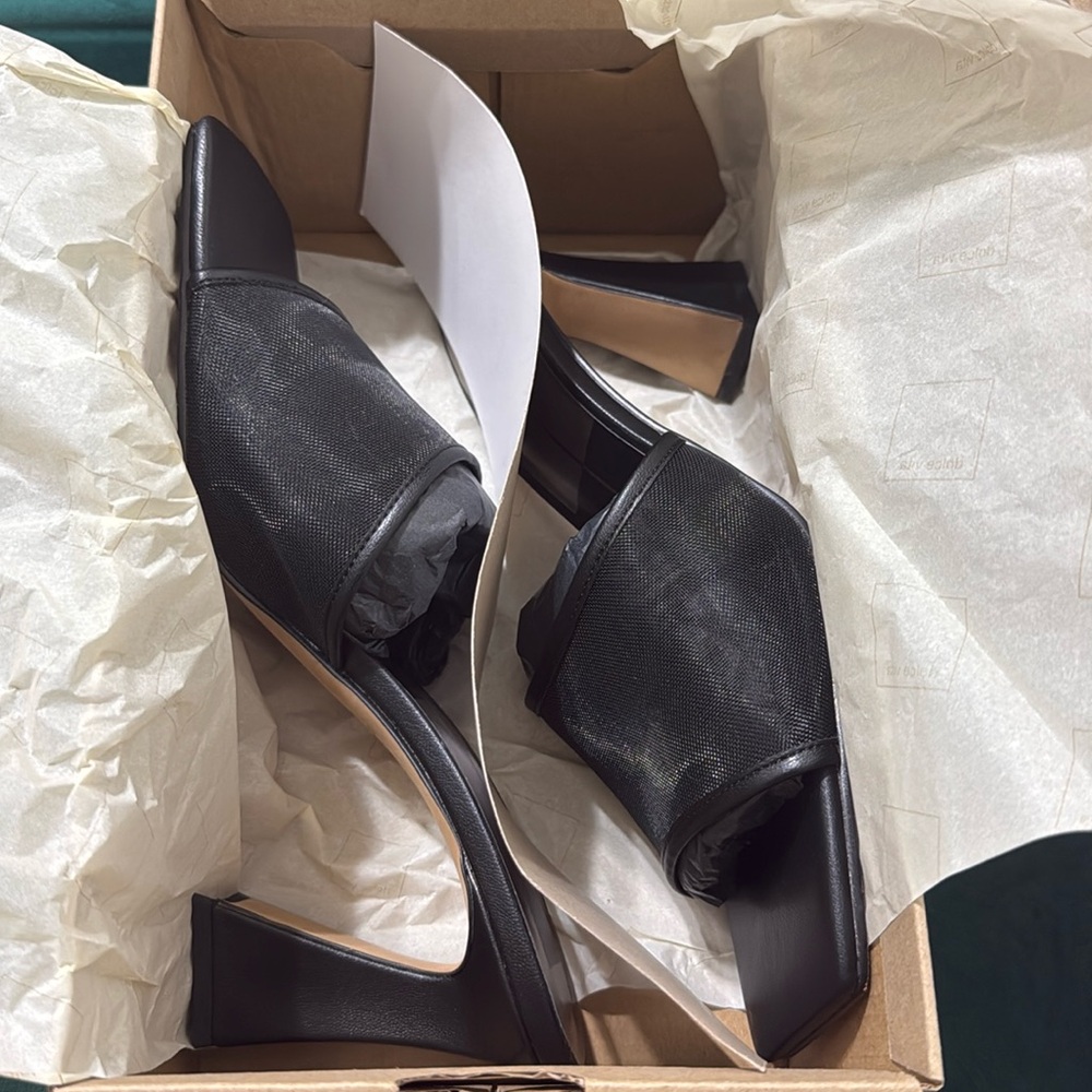 Dolce Vita Narda Heels - Onyx Mesh